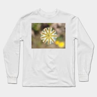 Poppy seed pod, view from above Long Sleeve T-Shirt